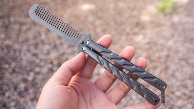 Peigne Couteau Papillon : Maîtrisez les figures de Balisong en toute sécurité