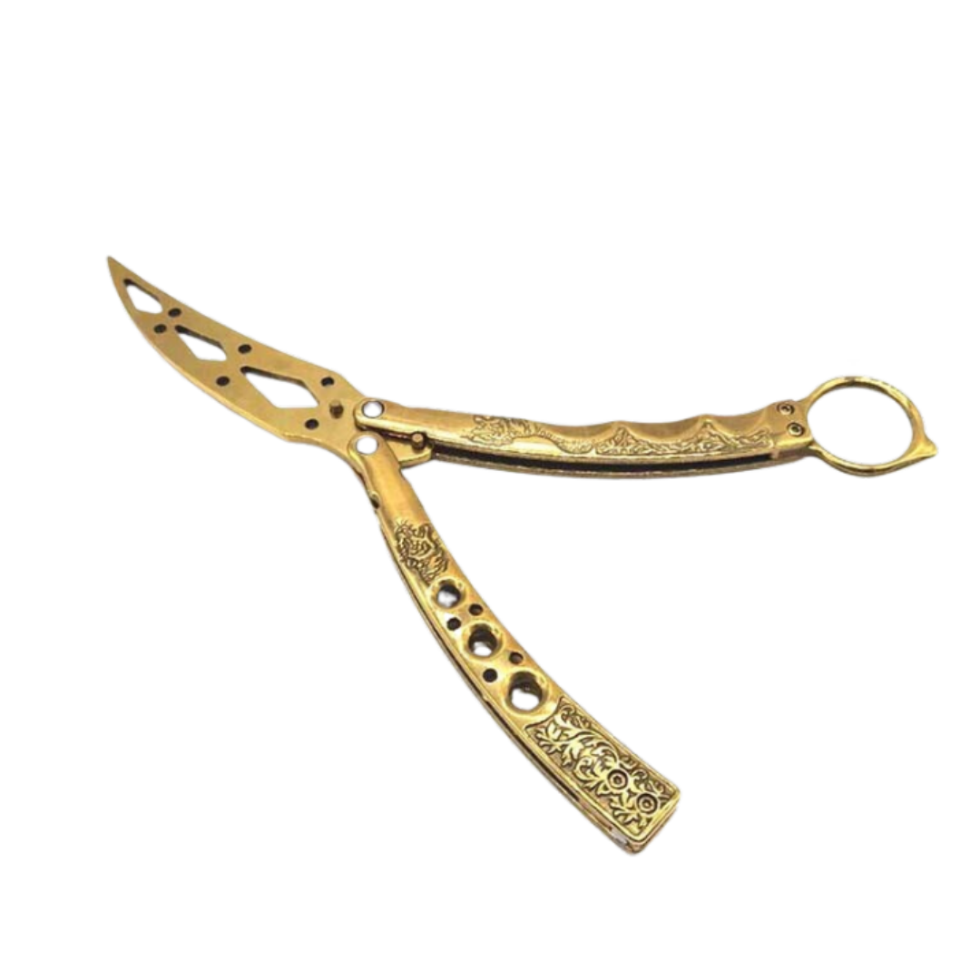 Couteau papillon d'entraînement karambit